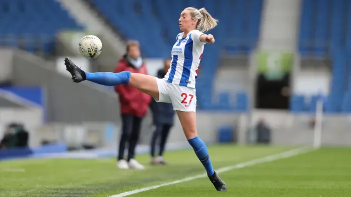 Framed Print : Brighton and Hove Albion Women vs. Arsenal Women: WSL Clash at American Express Community Stadium (29APR19) - Intense Match Action Framed Print : Brighton and Hove Albion Women vs. Arsenal Women: WSL Clash at American Express Community Stadium (29APR19) - Intense Match Action