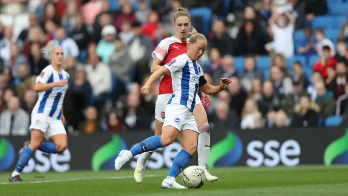 Framed Print : Brighton & Hove Albion Women vs. Arsenal Women: WSL Clash at American Express Community Stadium (29APR19) - Intense Action from the Women's Super League Match Framed Print : Brighton & Hove Albion Women vs. Arsenal Women: WSL Clash at American Express Community Stadium (29APR19) - Intense Action from the Women's Super League Match