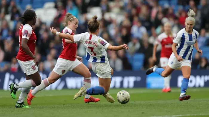 Framed Print : Brighton and Hove Albion Women vs. Arsenal Women: WSL Clash at American Express Community Stadium (29APR19) - Intense Action from the Women's Super League Match Framed Print : Brighton and Hove Albion Women vs. Arsenal Women: WSL Clash at American Express Community Stadium (29APR19) - Intense Action from the Women's Super League Match