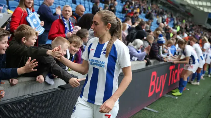 Framed Print : Brighton and Hove Albion Women vs. Arsenal Women: WSL Clash at American Express Community Stadium (29APR19) - Intense Match Action Framed Print : Brighton and Hove Albion Women vs. Arsenal Women: WSL Clash at American Express Community Stadium (29APR19) - Intense Match Action