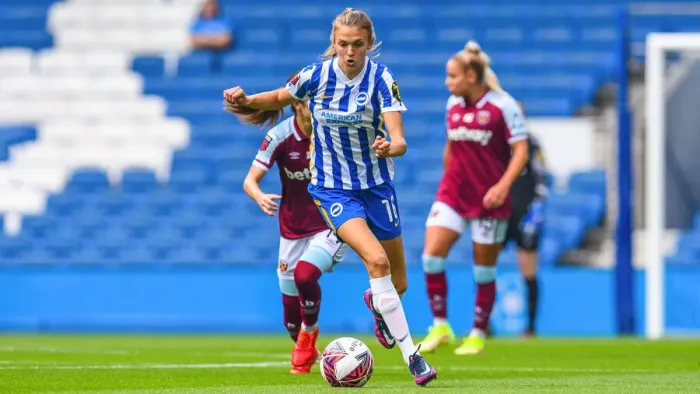 Framed Print : Brighton & Hove Albion Women vs. West Ham United Women: 2021 / 22 WSL Showdown at American Express Community Stadium Framed Print : Brighton & Hove Albion Women vs. West Ham United Women: 2021 / 22 WSL Showdown at American Express Community Stadium