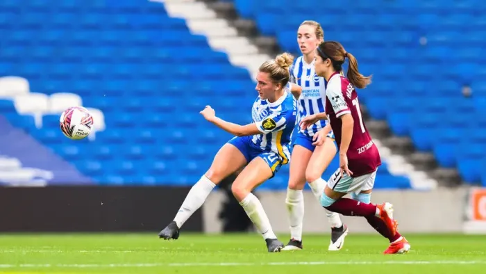 Framed Print : Brighton & Hove Albion Women vs. West Ham United Women: 2021 / 22 WSL Showdown at American Express Community Stadium Framed Print : Brighton & Hove Albion Women vs. West Ham United Women: 2021 / 22 WSL Showdown at American Express Community Stadium