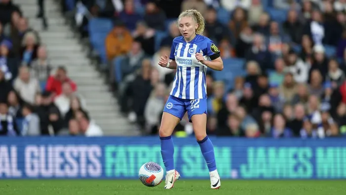 Framed Print : Brighton and Hove Albion Women vs. Tottenham Hotspur Women: A Premier League Showdown at Amex Stadium (15OCT23) Framed Print : Brighton and Hove Albion Women vs. Tottenham Hotspur Women: A Premier League Showdown at Amex Stadium (15OCT23)
