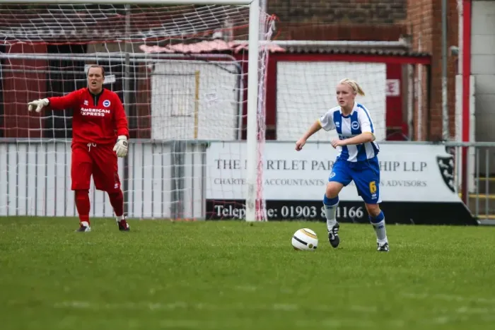 Framed Print : Brighton & Hove Albion Women vs. Chesham: 2013-14 Season Match