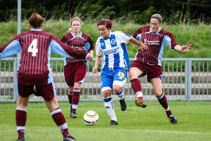Framed Print : Brighton & Hove Albion Women vs. Chesham: 2013-14 Season