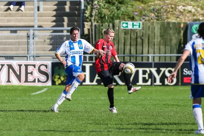 Framed Print : Brighton & Hove Albion Women vs. Lewes: A Clash in the 2013-14 Albion Women's League Framed Print : Brighton & Hove Albion Women vs. Lewes: A Clash in the 2013-14 Albion Women's League