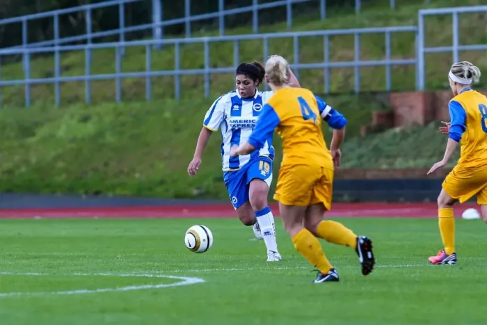 Framed Print : Brighton & Hove Albion Women vs. Gillingham: 2013-14 Season Match Framed Print : Brighton & Hove Albion Women vs. Gillingham: 2013-14 Season Match