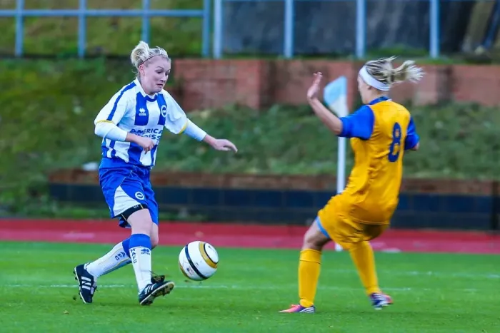 Framed Print : Brighton & Hove Albion Women vs. Gillingham: 2013-14 Season - A Highlight from Brighton And Hove Albion's Women's Matches Framed Print : Brighton & Hove Albion Women vs. Gillingham: 2013-14 Season - A Highlight from Brighton And Hove Albion's Women's Matches