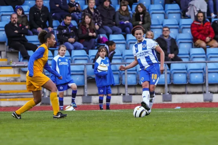 Framed Print : Brighton & Hove Albion Women vs. Gillingham: 2013-14 Season Match Framed Print : Brighton & Hove Albion Women vs. Gillingham: 2013-14 Season Match