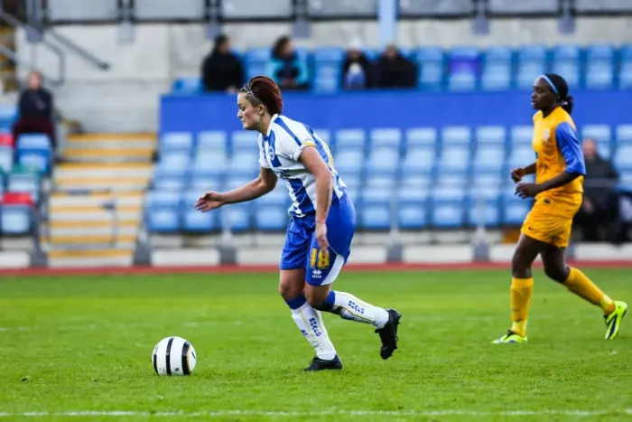Framed Print : Brighton & Hove Albion Women vs. Gillingham: 2013-14 Season Showdown Framed Print : Brighton & Hove Albion Women vs. Gillingham: 2013-14 Season Showdown