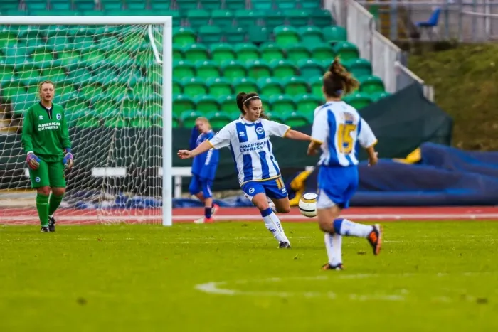 Framed Print : Brighton & Hove Albion Women vs. Gillingham: 2013-14 Season Match Framed Print : Brighton & Hove Albion Women vs. Gillingham: 2013-14 Season Match