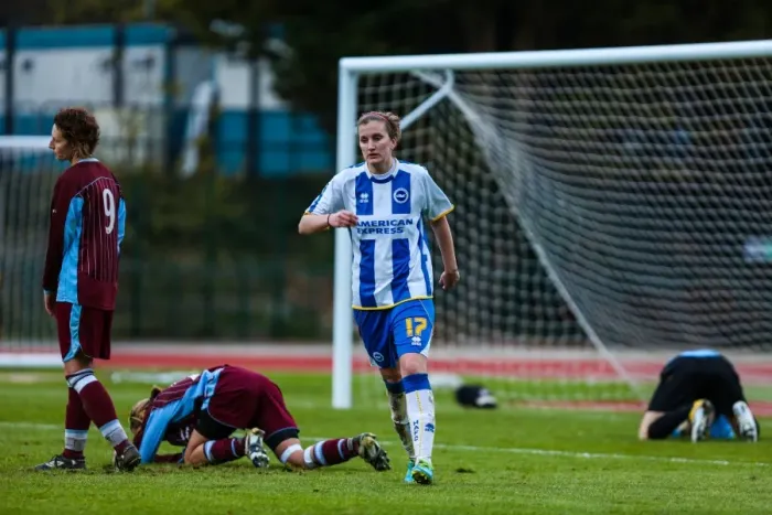 Framed Print : Brighton & Hove Albion Women vs. Chesham: 2013-14 Season Match Framed Print : Brighton & Hove Albion Women vs. Chesham: 2013-14 Season Match