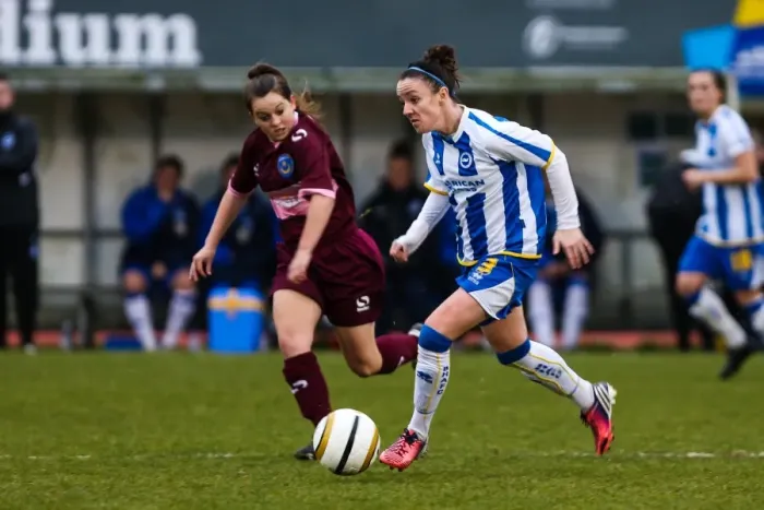 Framed Print : Brighton & Hove Albion Women vs. Portsmouth: 2013-14 Season Match Framed Print : Brighton & Hove Albion Women vs. Portsmouth: 2013-14 Season Match
