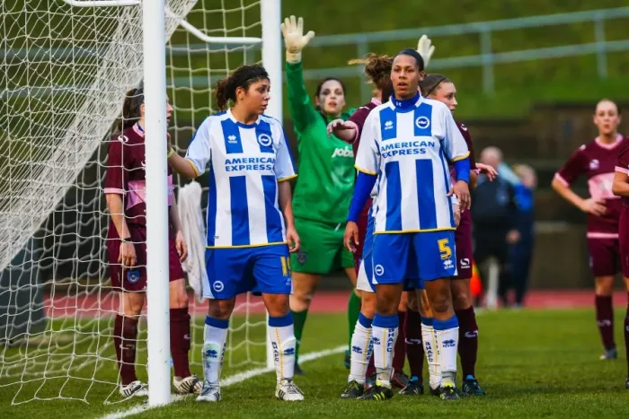 Framed Print : Brighton & Hove Albion Women vs. Portsmouth: 2013-14 Season Match Framed Print : Brighton & Hove Albion Women vs. Portsmouth: 2013-14 Season Match