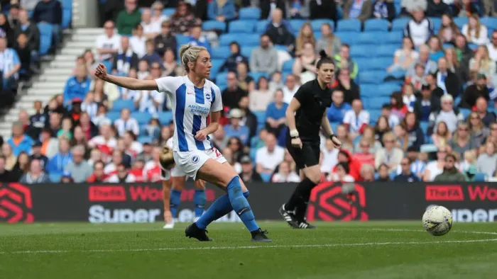 Framed Print : Brighton and Hove Albion Women vs Arsenal Women: WSL Clash at American Express Community Stadium (29APR19) - Intense Action from the Women's Super League Match Framed Print : Brighton and Hove Albion Women vs Arsenal Women: WSL Clash at American Express Community Stadium (29APR19) - Intense Action from the Women's Super League Match
