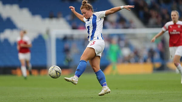 Brighton and Hove Albion Women vs. Arsenal Women: WSL Clash at American Express Community Stadium (29APR19) - Match Action