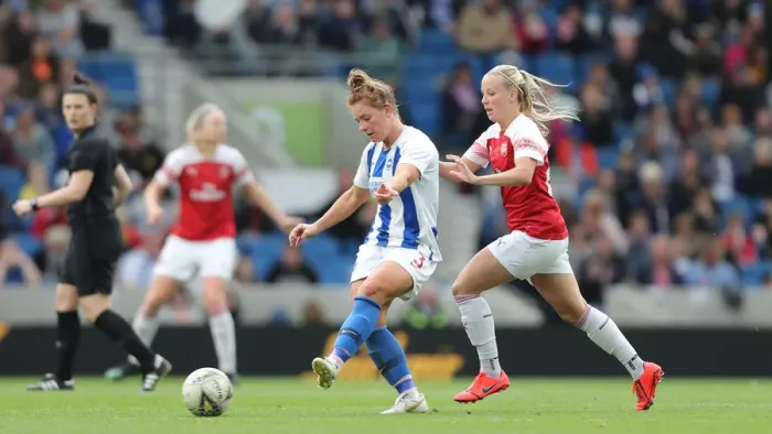 Framed Print : Brighton and Hove Albion Women vs Arsenal Women: WSL Clash at American Express Community Stadium (29APR19) - Intense Match Action Framed Print : Brighton and Hove Albion Women vs Arsenal Women: WSL Clash at American Express Community Stadium (29APR19) - Intense Match Action