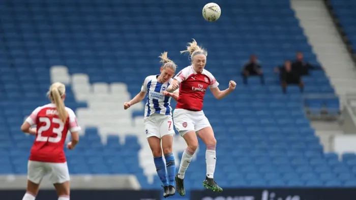 Framed Print : Brighton & Hove Albion Women vs Arsenal Women: WSL Clash at American Express Community Stadium (29APR19) Framed Print : Brighton & Hove Albion Women vs Arsenal Women: WSL Clash at American Express Community Stadium (29APR19)