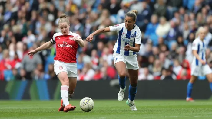 Framed Print : Brighton and Hove Albion Women vs Arsenal Women: WSL Clash at American Express Community Stadium (29APR19) - Intense Action from the Women's Super League Match Framed Print : Brighton and Hove Albion Women vs Arsenal Women: WSL Clash at American Express Community Stadium (29APR19) - Intense Action from the Women's Super League Match