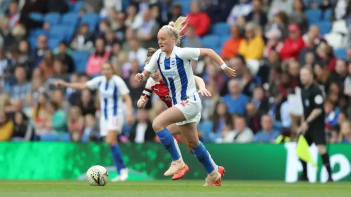 Framed Print : Brighton and Hove Albion Women vs Arsenal Women: WSL Clash at American Express Community Stadium (29APR19) - Intense Match Action Framed Print : Brighton and Hove Albion Women vs Arsenal Women: WSL Clash at American Express Community Stadium (29APR19) - Intense Match Action