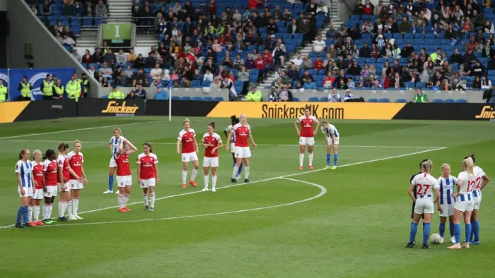 Framed Print : Brighton and Hove Albion Women vs Arsenal Women: WSL Clash at American Express Community Stadium (29APR19) - Intense Action from the Women's Super League Match Framed Print : Brighton and Hove Albion Women vs Arsenal Women: WSL Clash at American Express Community Stadium (29APR19) - Intense Action from the Women's Super League Match