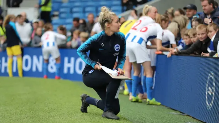 Framed Print : Brighton and Hove Albion Women vs Arsenal Women: WSL Clash at American Express Community Stadium (29APR19) - Intense Match Action Framed Print : Brighton and Hove Albion Women vs Arsenal Women: WSL Clash at American Express Community Stadium (29APR19) - Intense Match Action