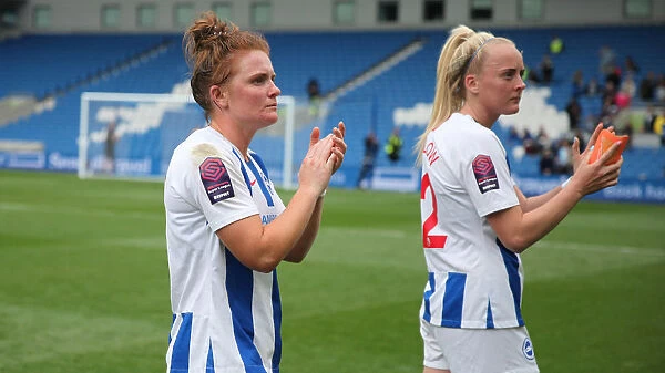 Brighton and Hove Albion Women vs Arsenal Women: WSL Clash at American Express Community Stadium (29APR19) - Intense Match Action