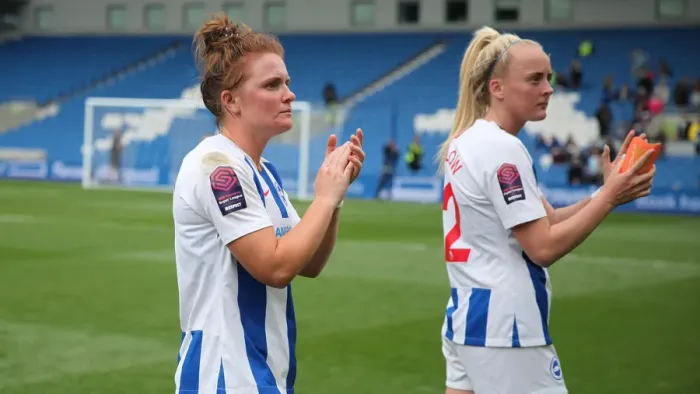 Framed Print : Brighton and Hove Albion Women vs Arsenal Women: WSL Clash at American Express Community Stadium (29APR19) - Intense Match Action Framed Print : Brighton and Hove Albion Women vs Arsenal Women: WSL Clash at American Express Community Stadium (29APR19) - Intense Match Action