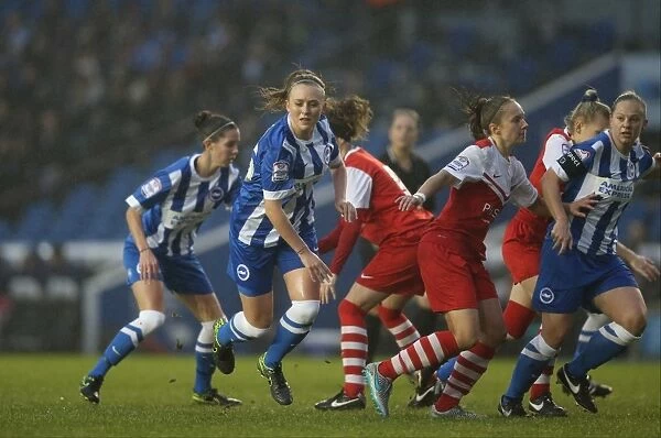 Brighton & Hove Albion Women vs Charlton Athletic Ladies: FA Womens Premier League Clash at American Express Community Stadium (December 2015)