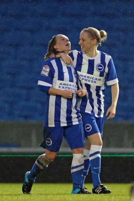 Framed Print : Brighton & Hove Albion Women vs Charlton Athletic Ladies: FA Womens Premier League Clash at American Express Community Stadium (December 2015) Framed Print : Brighton & Hove Albion Women vs Charlton Athletic Ladies: FA Womens Premier League Clash at American Express Community Stadium (December 2015)