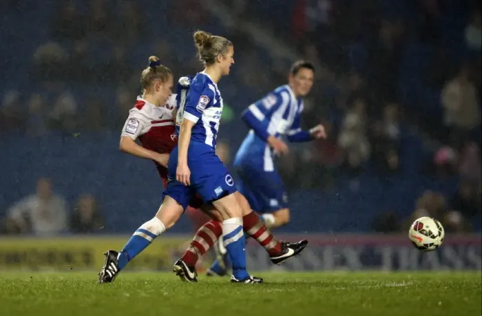 Framed Print : Brighton & Hove Albion Women vs Charlton Athletic Ladies: FA Womens Premier League Showdown at American Express Community Stadium (December 2015) Framed Print : Brighton & Hove Albion Women vs Charlton Athletic Ladies: FA Womens Premier League Showdown at American Express Community Stadium (December 2015)