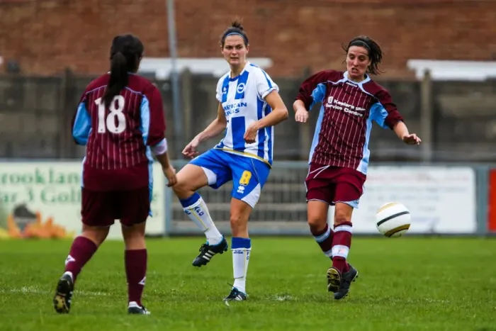 Framed Print : Brighton & Hove Albion Women's Football: 2013-14 Season - Chesham Match Framed Print : Brighton & Hove Albion Women's Football: 2013-14 Season - Chesham Match