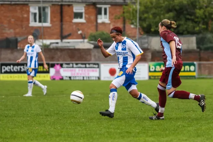 Framed Print : Brighton & Hove Albion Women's Football: 2013-14 Season - Chesham Match Framed Print : Brighton & Hove Albion Women's Football: 2013-14 Season - Chesham Match