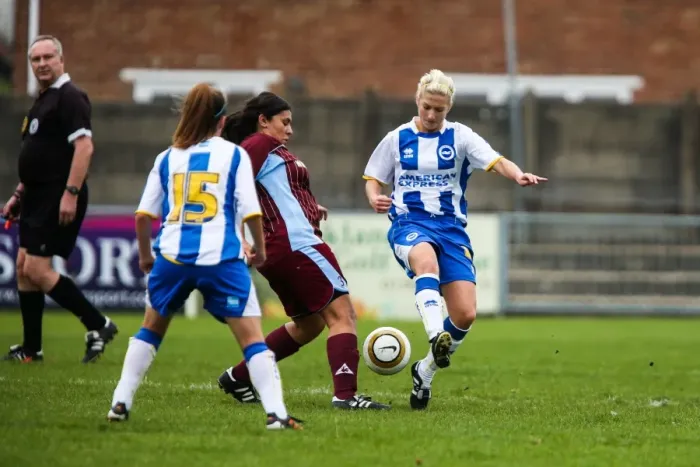 Framed Print : Brighton & Hove Albion Women's Football: 2013-14 Season - Chesham Match Framed Print : Brighton & Hove Albion Women's Football: 2013-14 Season - Chesham Match