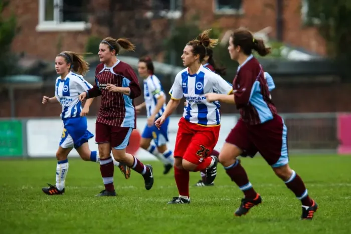 Framed Print : Brighton & Hove Albion Women's Football: 2013-14 Season - Chesham Match Framed Print : Brighton & Hove Albion Women's Football: 2013-14 Season - Chesham Match