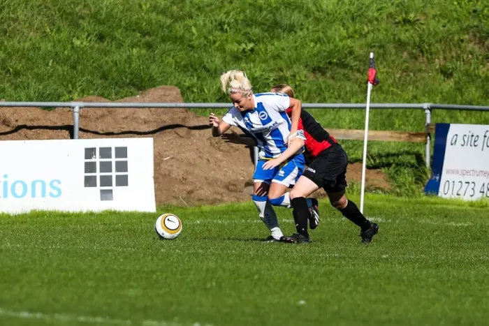 Framed Print : Brighton & Hove Albion Women's Football: 2013-14 Season - Lewes Match Framed Print : Brighton & Hove Albion Women's Football: 2013-14 Season - Lewes Match