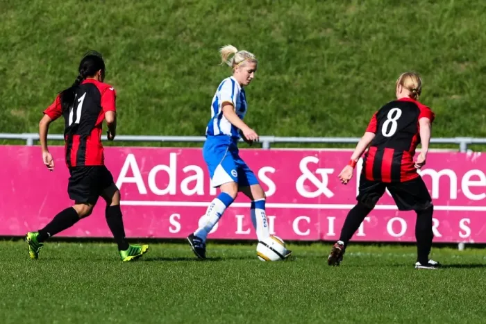 Framed Print : Brighton & Hove Albion Women's Football: 2013-14 Season - Lewes Match Framed Print : Brighton & Hove Albion Women's Football: 2013-14 Season - Lewes Match