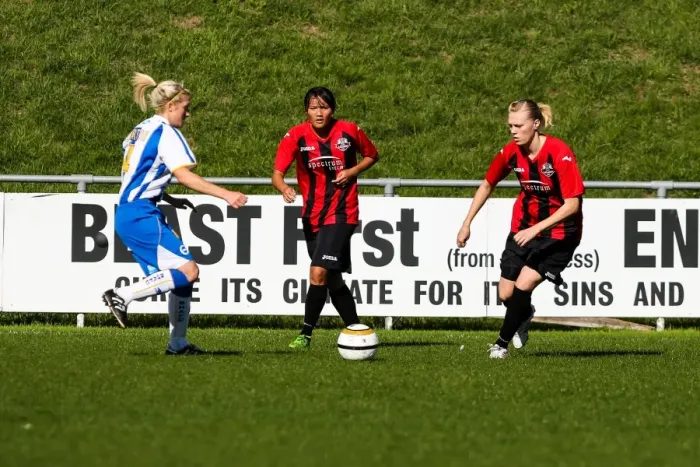Framed Print : Brighton & Hove Albion Women's Football: 2013-14 Season - Lewes Match Framed Print : Brighton & Hove Albion Women's Football: 2013-14 Season - Lewes Match
