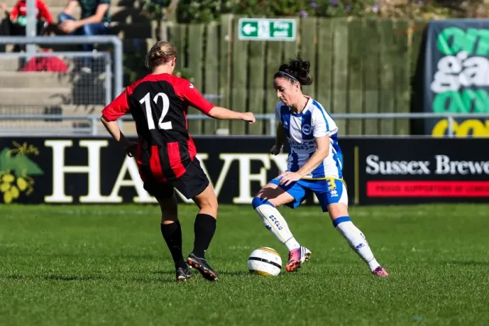 Framed Print : Brighton & Hove Albion Women's Football: 2013-14 Season - Lewes Match Framed Print : Brighton & Hove Albion Women's Football: 2013-14 Season - Lewes Match