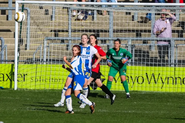 Framed Print : Brighton & Hove Albion Women's Football: 2013-14 Season - Lewes Match Framed Print : Brighton & Hove Albion Women's Football: 2013-14 Season - Lewes Match