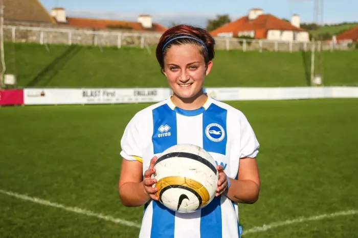 Framed Print : Brighton & Hove Albion Women's Football: 2013-14 Season - Lewes Match Framed Print : Brighton & Hove Albion Women's Football: 2013-14 Season - Lewes Match