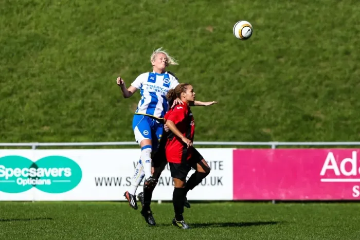 Framed Print : Brighton & Hove Albion Women's Football: 2013-14 Season - Lewes Matches