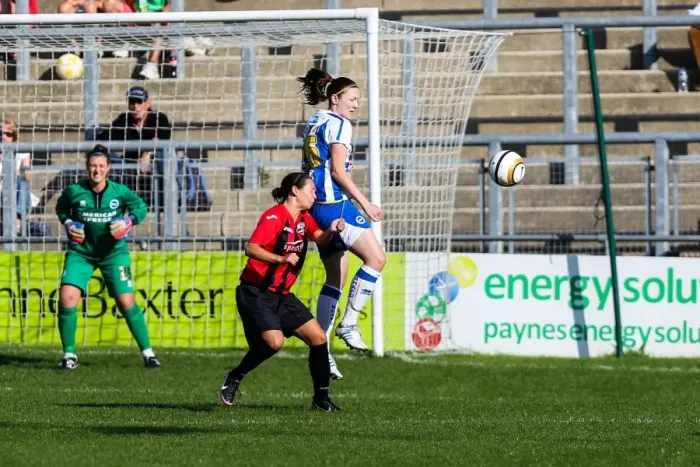 Framed Print : Brighton & Hove Albion Women's Football: 2013-14 Season - Lewes Matches