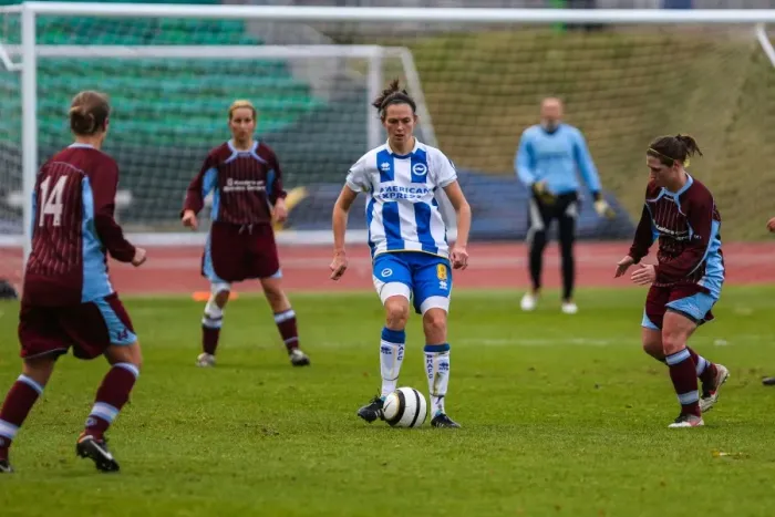 Framed Print : Brighton & Hove Albion Women's Football: Victory Against Chesham (2013-14 Season) Framed Print : Brighton & Hove Albion Women's Football: Victory Against Chesham (2013-14 Season)