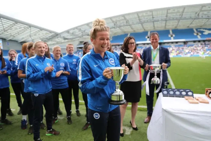 Framed Print : Brighton and Hove Albion Women's Trophy Lift: Pre-Season Clash Against S.S. Lazio (31JUL16) Framed Print : Brighton and Hove Albion Women's Trophy Lift: Pre-Season Clash Against S.S. Lazio (31JUL16)