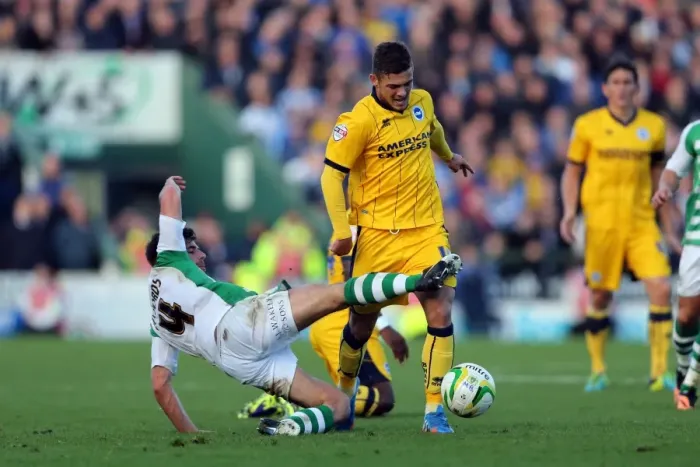Framed Print : Brighton & Hove Albion at Yeovil Town (2013-14 Away Game) Framed Print : Brighton & Hove Albion at Yeovil Town (2013-14 Away Game)