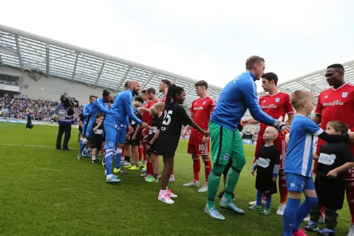 Framed Print : Brighton & Hove Albion's 25th Anniversary Celebration: Albion in the Community vs Cardiff City, Sky Bet Championship 2015 Framed Print : Brighton & Hove Albion's 25th Anniversary Celebration: Albion in the Community vs Cardiff City, Sky Bet Championship 2015
