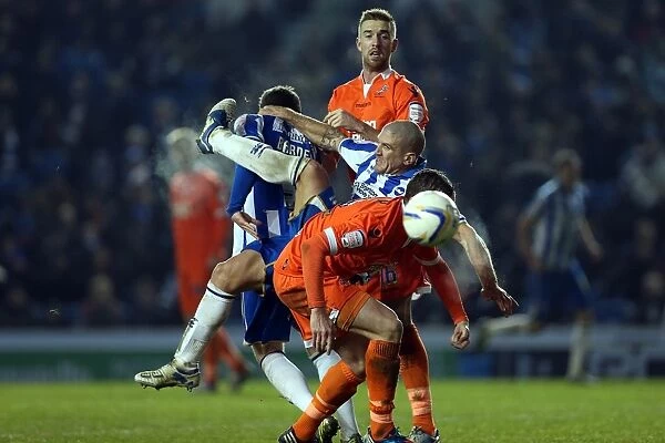 Brighton & Hove Albion's Adam El-Abd in Action Against Millwall, December 18, 2012