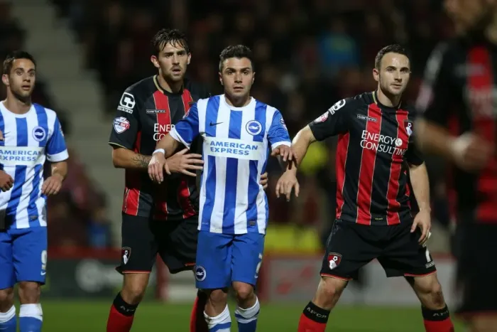 Framed Print : Brighton & Hove Albion's Adrian Colunga at SkyBet Championship Match vs Bournemouth, 1st November 2014 (American Express Community Stadium) Framed Print : Brighton & Hove Albion's Adrian Colunga at SkyBet Championship Match vs Bournemouth, 1st November 2014 (American Express Community Stadium)