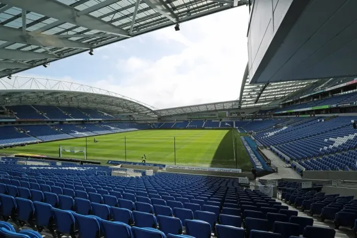 Framed Print : Brighton and Hove Albion's American Express Community Stadium Before Blackburn Rovers Clash (01APR17) Framed Print : Brighton and Hove Albion's American Express Community Stadium Before Blackburn Rovers Clash (01APR17)